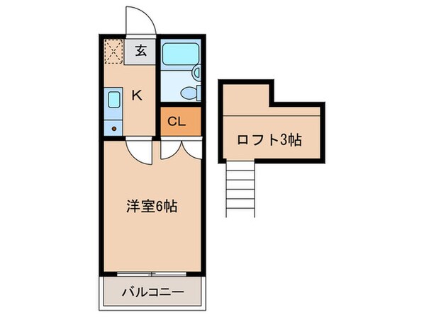 グリーンハイツの物件間取画像